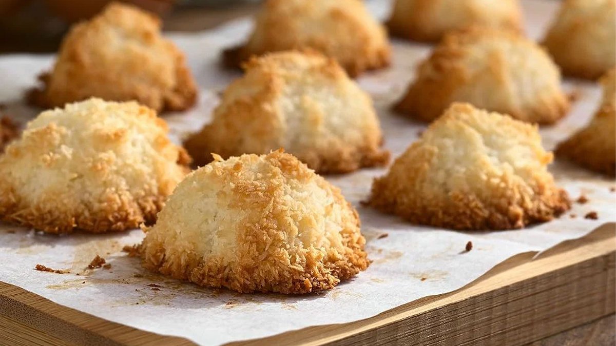 Böyle bereketli kurabiye görmediniz! Doğum günlerinde pastadan bile önce bitiyor, işte Hindistan cevizli kurabiye tarifi