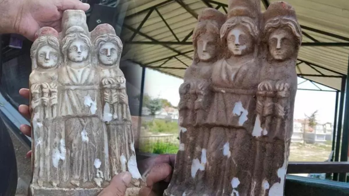 Roma Dönemi'ne ait eser tarihe ışık tutuyor! Mezarlık kazısında fark edildi