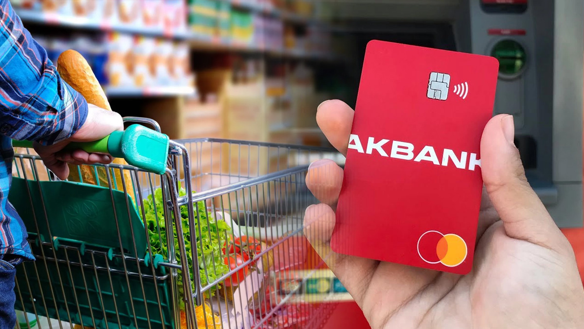 Evinize alışveriş yapmadan önce mutlaka bakın! Akbank market, kasap, manav alışverişlerinde hediye dağıtıyor
