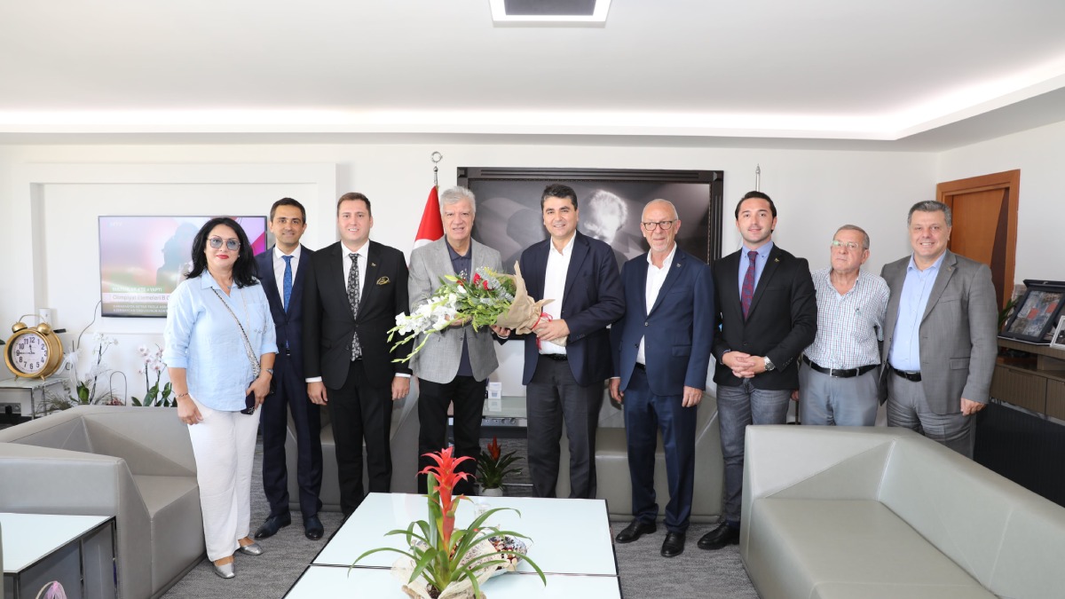 Demokrat Parti Lideri Uysal’dan Başkan Engin’e ziyaret