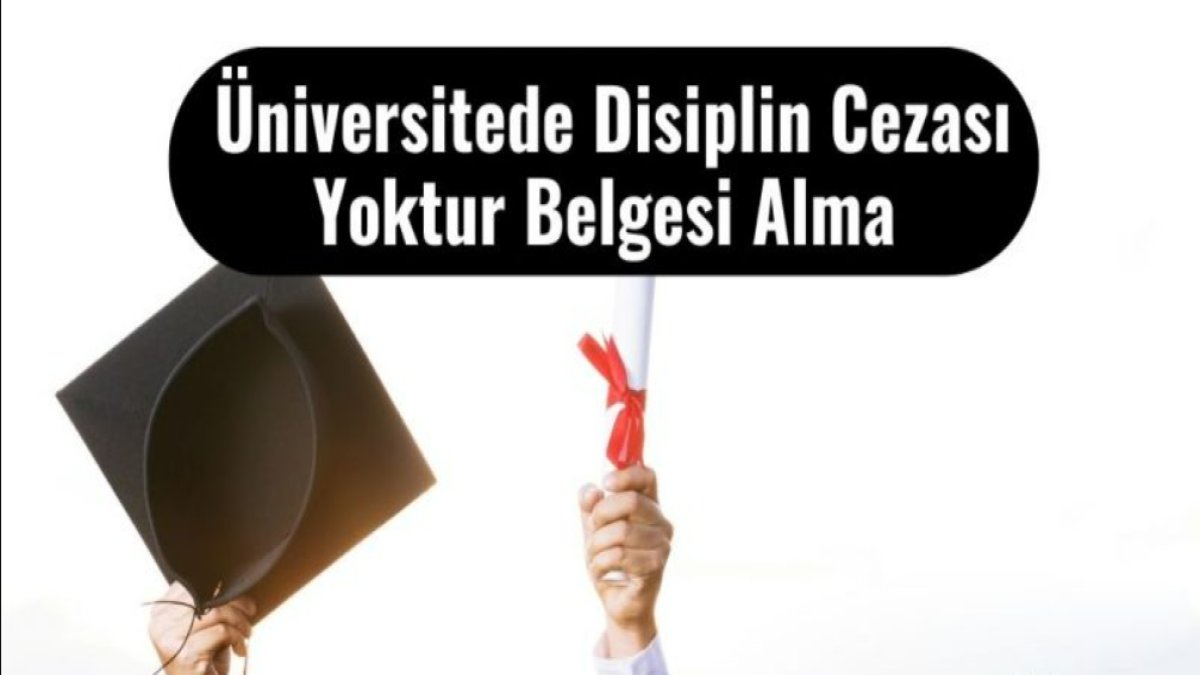 Üniversite Disiplin Cezası Almadığına Dair Belge E-Devlet Belgesi Nasıl Alınır?