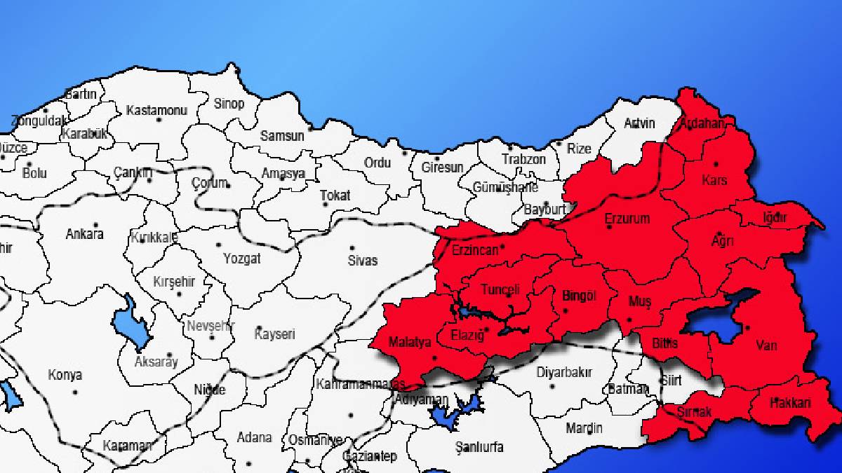 Erzurum, Erzincan, Iğdır, Ağrılılar ve 10 ilimize acil uyarı yapıldı! Kapının önüne bile çıkmayın… Akşam etkisini gösterecek