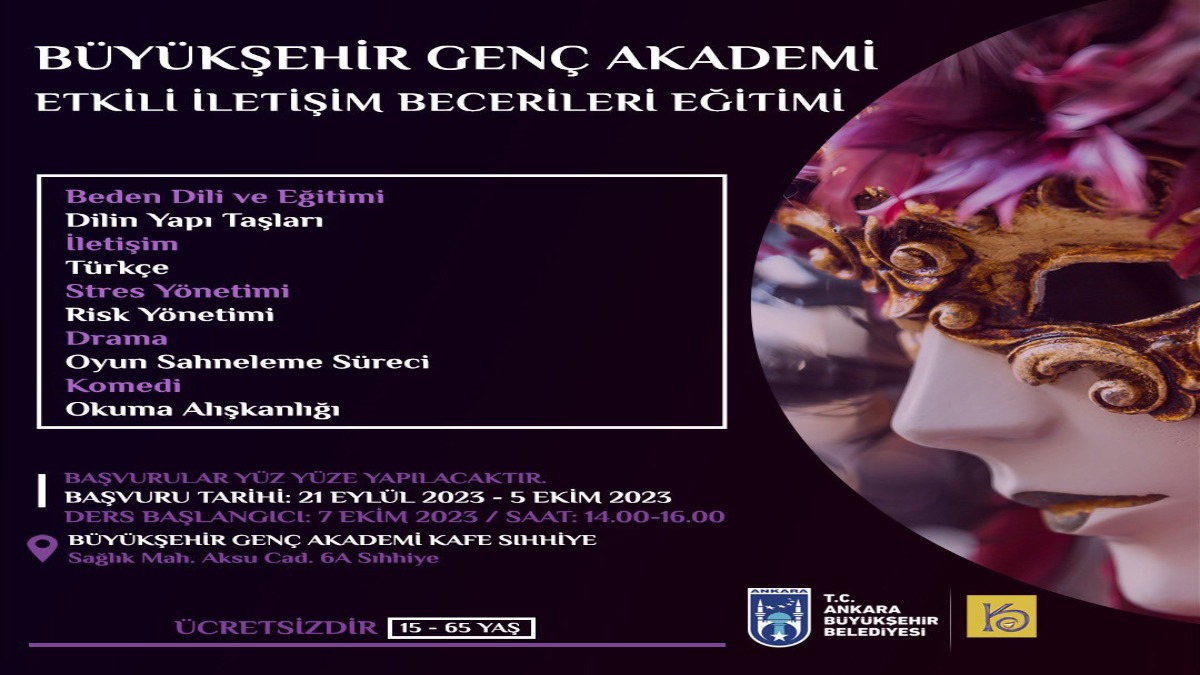 Ankara Büyükşehir Belediyesinden Etkili İletişim Becerileri Eğitimi