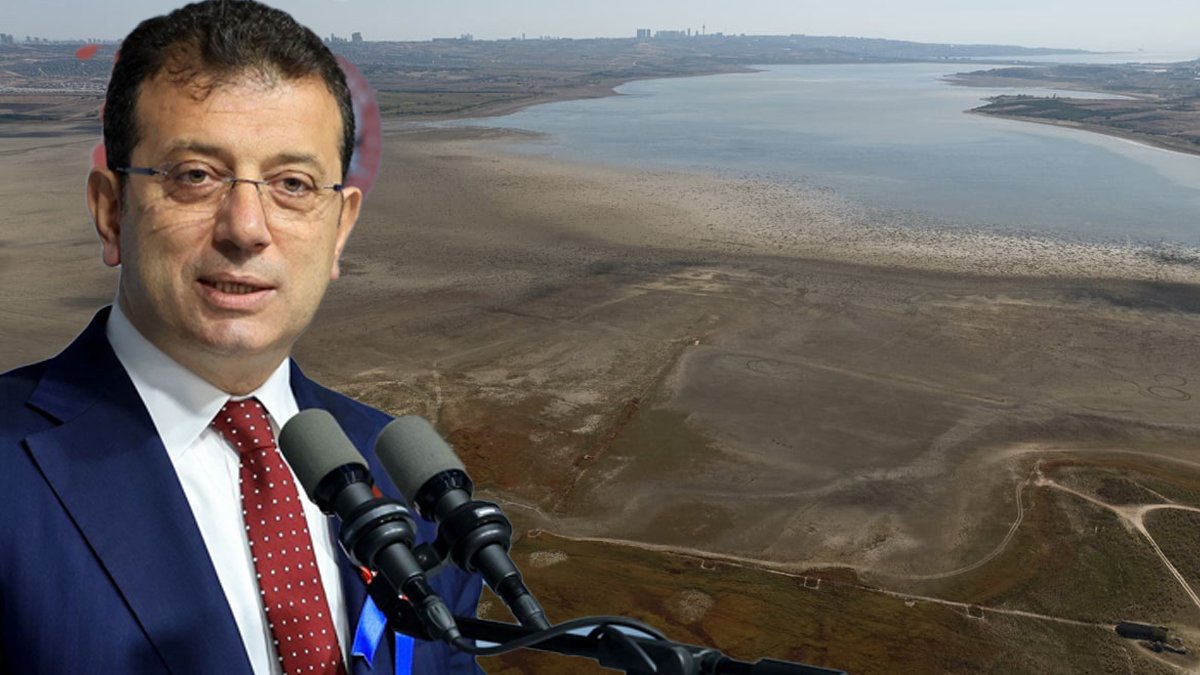 Barajlar boşaldı, İmamoğlu'ndan açıklama geldi: Bu sene susuzluk olmayacak
