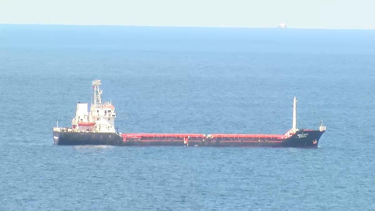 Ukrayna tahılını taşıyan gemi İstanbul Boğazı açıklarına demirledi