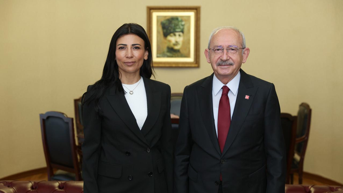 KKTC Meclis Başkan Yardımcısı Fazilet Özdenefe, Kılıçdaroğlu'nu ziyaret etti
