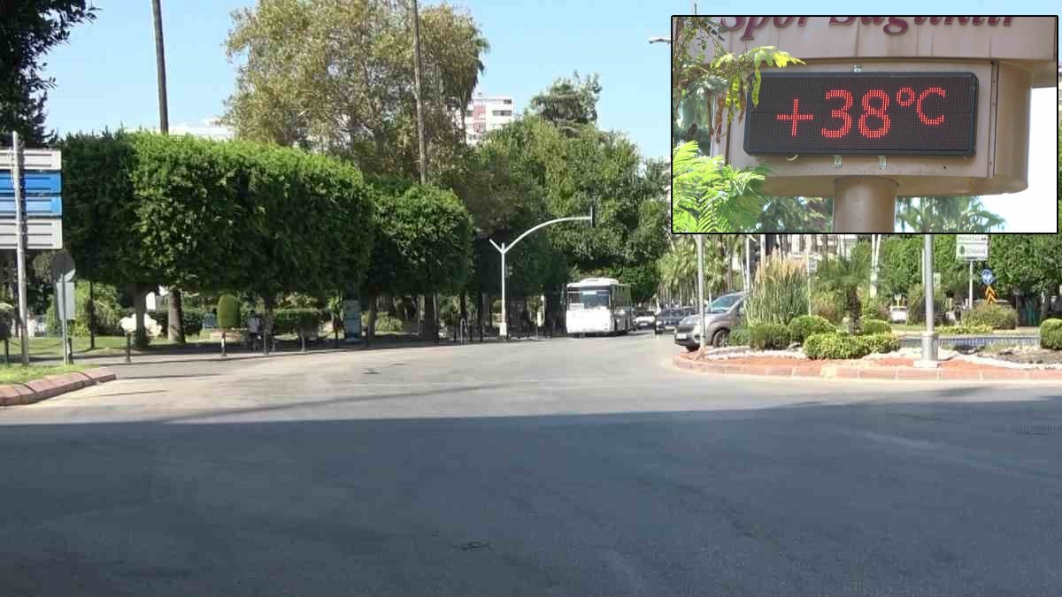 O ilde termometreler 40'a dayandı: Sokaklar, caddeler bomboş kaldı