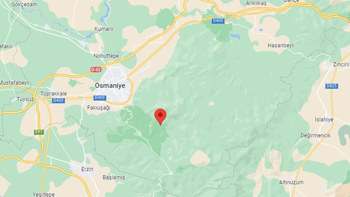 Osmaniye'de 3.1 büyüklüğünde deprem |Son depremler