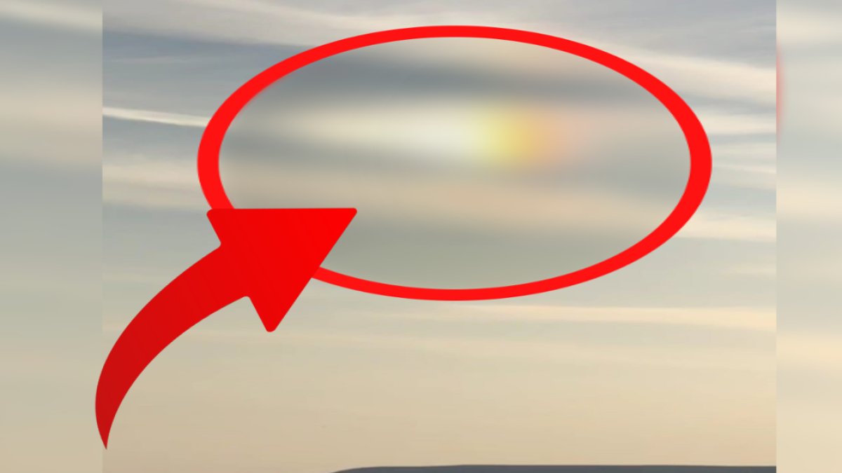 O ilimizde görüldü! Gökyüzüne bakan şaştı kaldı! Sanki ikinci bir güneş...