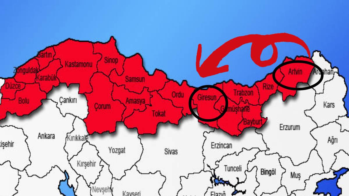 Giresun ve Artvin arasında oturanlar dikkat! Afet boyutunda geliyor… 2-4 Ekim arası