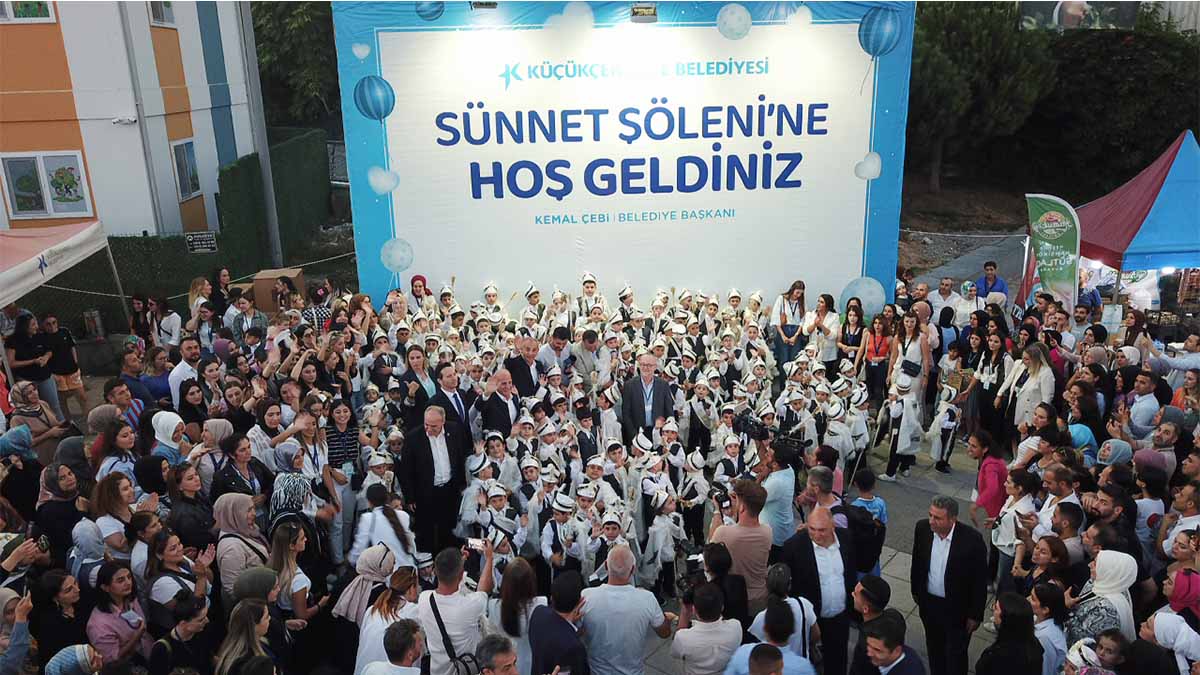 Küçükçekmece Belediyesinden 505 çocuğa sünnet şöleni