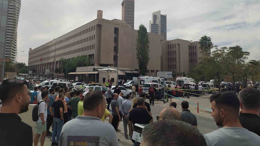 İzmir Adliyesi önünde silahlı çatışma: 1 ölü, 5 yaralı