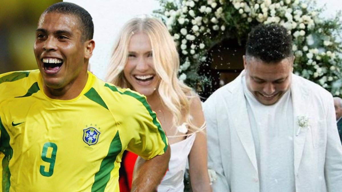 Efsane futbolcu Ronaldo evlendi