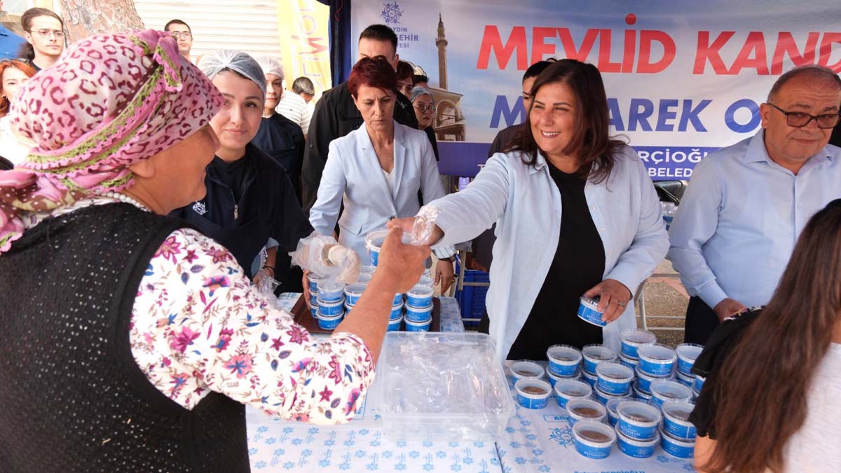 Aydın Büyükşehir Belediyesinden 28 farklı noktada Mevlid Kandili hayrı