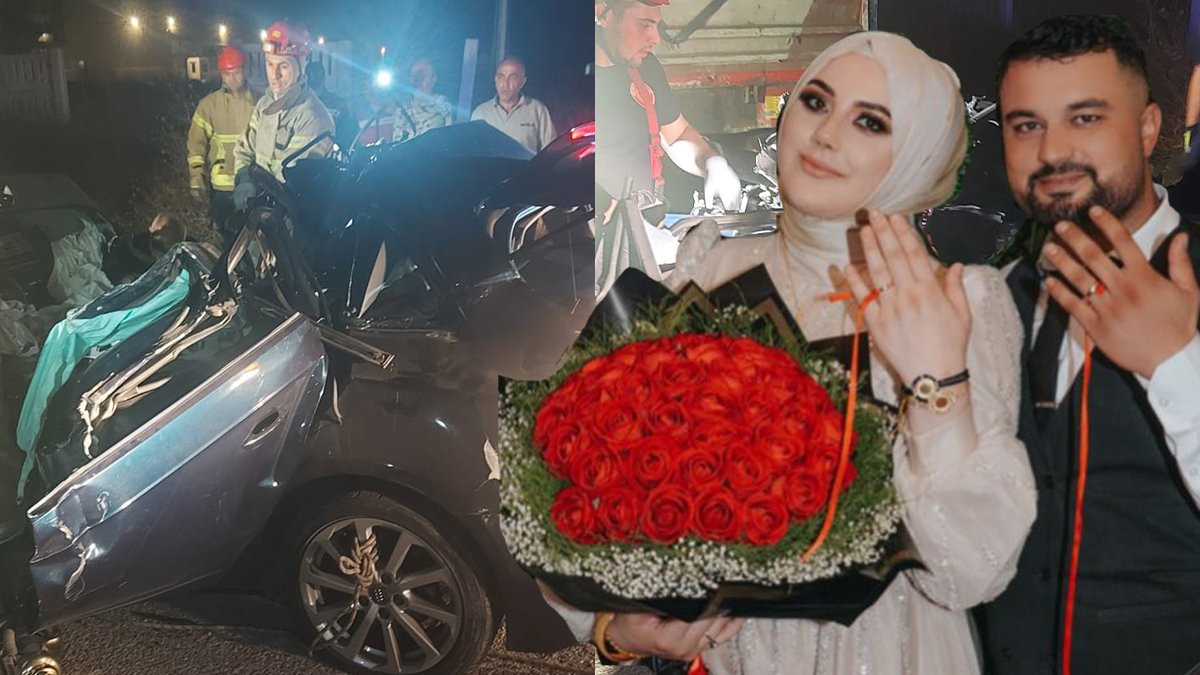 Kendileri için düzenlenen eğlenceden dönüyorlardı: Nişanlı çift feci kazada hayatını kaybetti