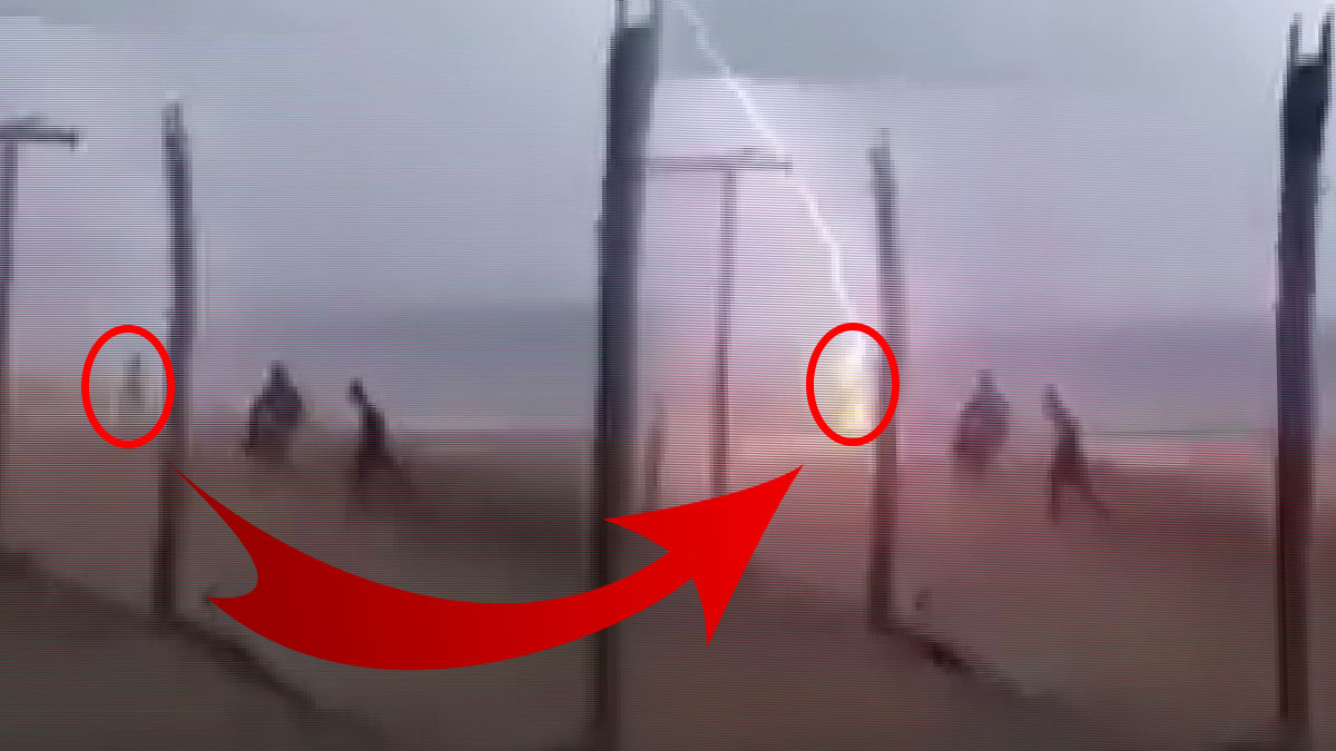 Korku filmden bir sahne gibi: Plajda yürürken feci şekilde öldü! Dehşete düşüren anlar kameraya kaydedildi