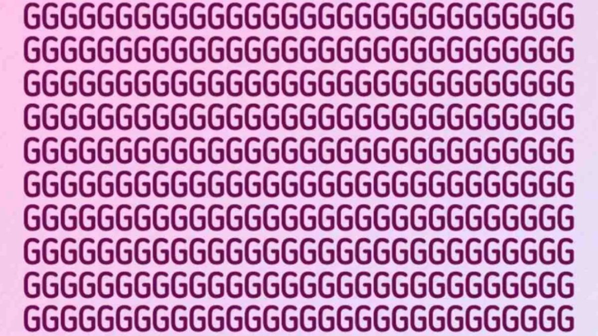 İnsanların %95'i başarısız oldu! Sadece Einstein zekasına sahip olanlar resimdeki C harfini 11 saniyede bulabiliyor!