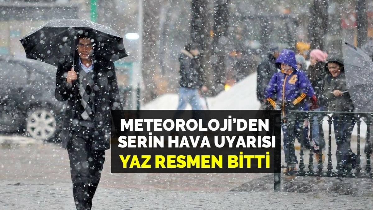Hoş geldin sonbahar! Marmara, Ege, İç Anadolu ve Batı Karadeniz için tarih verildi...  Serin ve yağışlı hava geliyor
