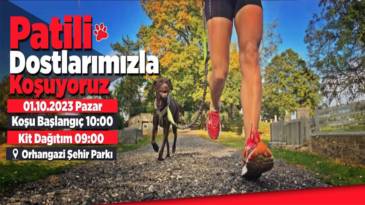 Maltepe’de 'Patili dostlarımızla koşuyoruz'