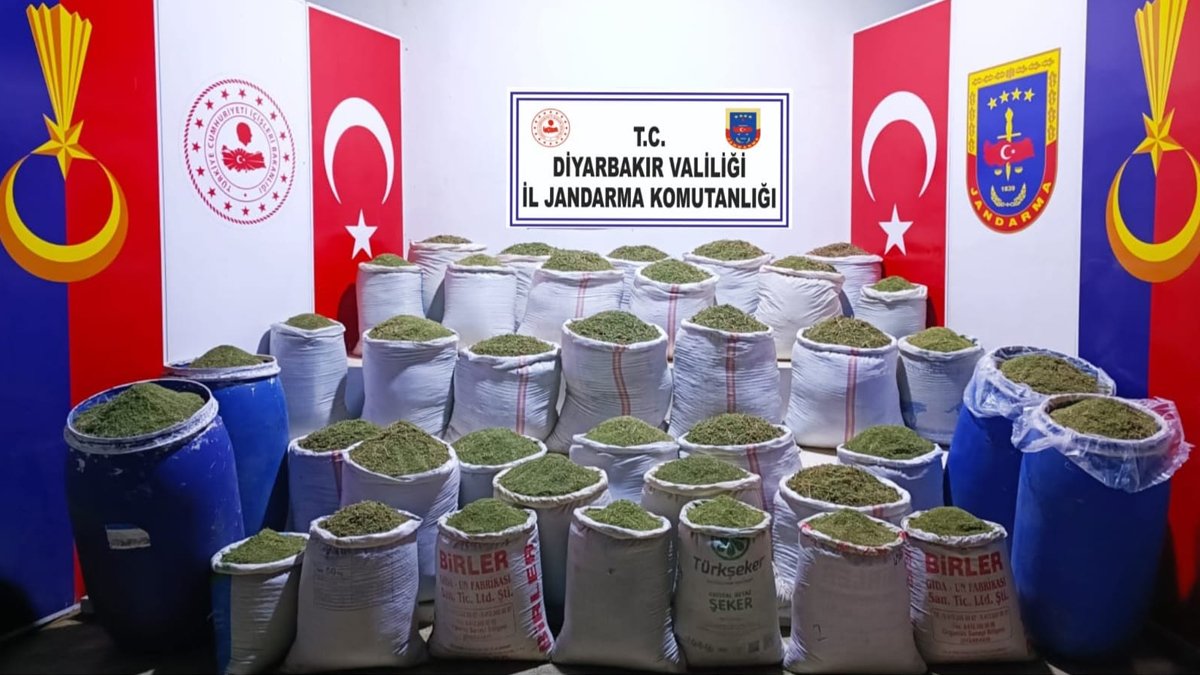 Diyarbakır'da büyük uyuşturucu operasyonu