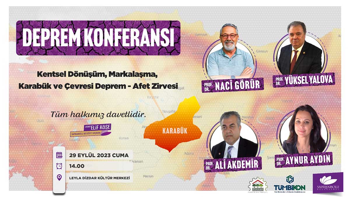 Deprem - Afet Zirvesi yarın Safranbolu’da başlıyor