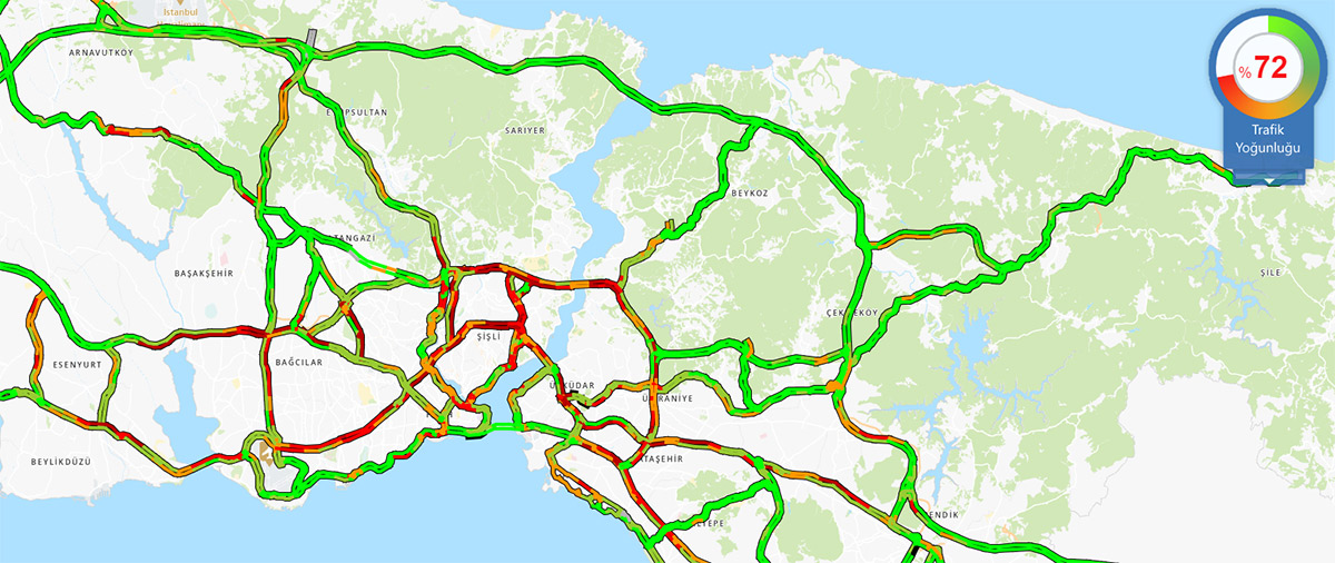 İstanbul'da yağmur etkisi: Trafik kilit