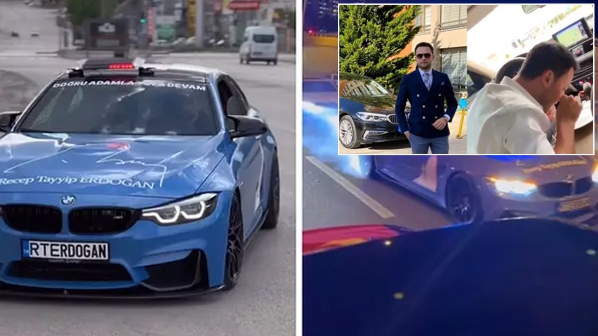 'Pudra Şekeri' skandalıyla gündeme oturan Ayvatoğlu çakarlı lüks aracını paylaştı