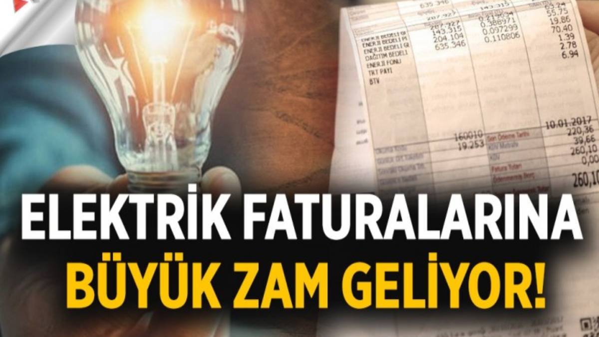 Elektrik faturasına rekor zam şoku! Bu zam vatandaşın belini büker