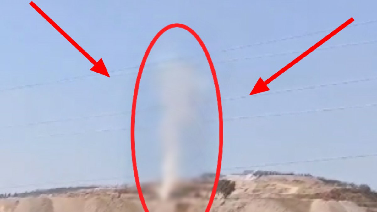 Hatay'da korkutan olay! Evden dışarı adım atmayın, inşaat şantiyesinde hortum meydana geldi