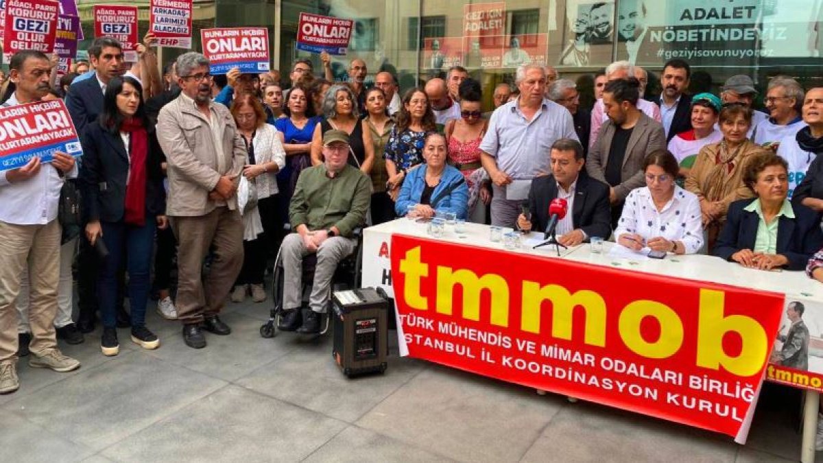 TMMOB Yargıtay'ın Gezi kararını protesto etti: Utançla anılacaksınız