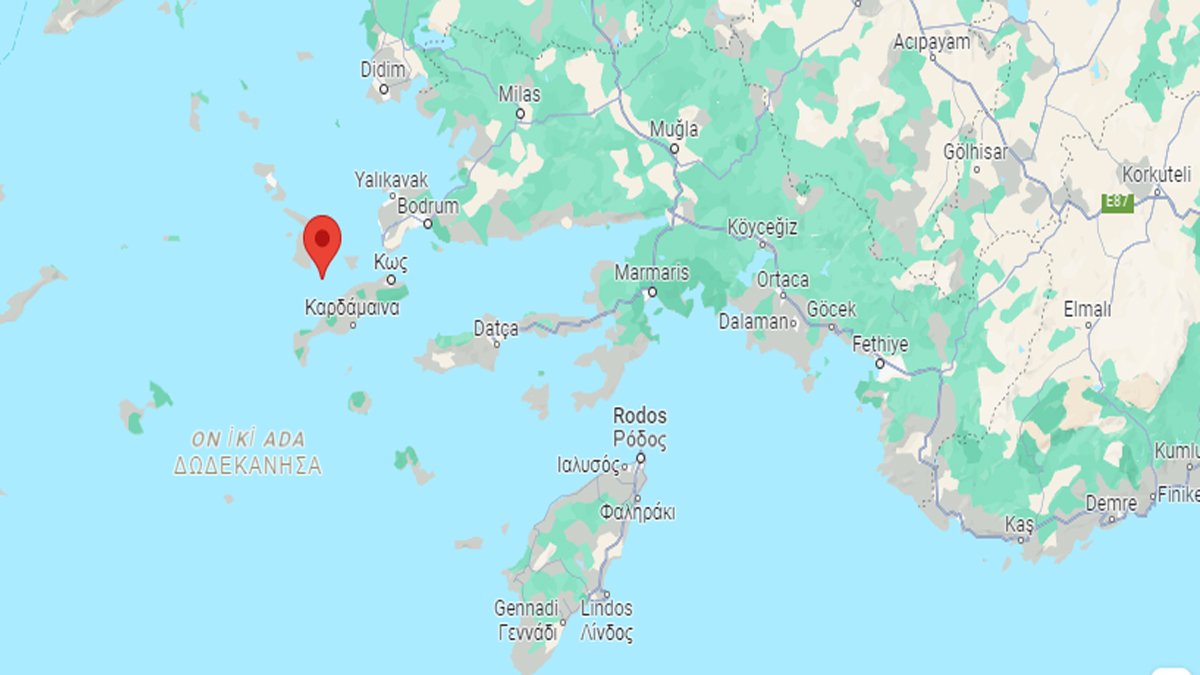 Ege'de 4.1 büyüklüğünde deprem | Son derpemler