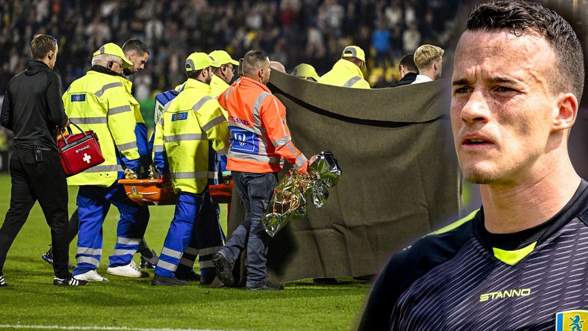 Yeşil sahada korkutan anlar: Kaleci Vaessen hastaneye kaldırıldı