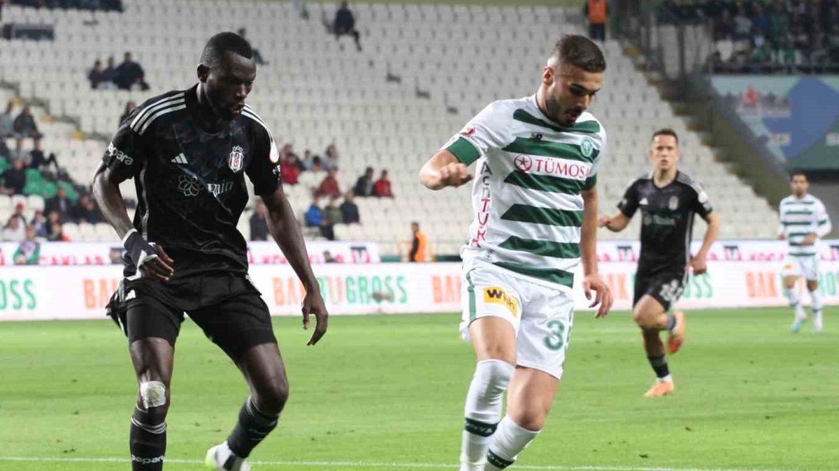 Kara Kartal deplasmanda Konya engelini aştı: Beşiktaş kötü havayı dağıttı