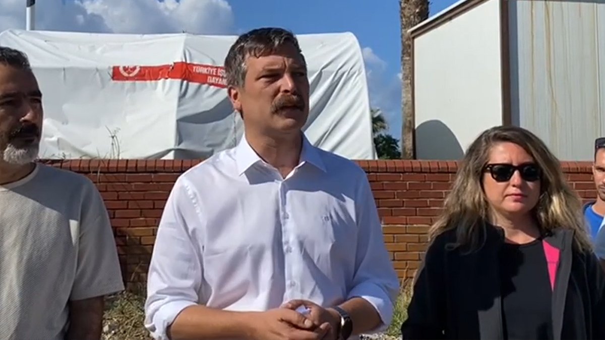 Erkan Baş 'Özgürlük Yürüyüşü' öncesi konuştu: Hatay'da ufacık bir yağmur bile hayatı alt üst ediyor