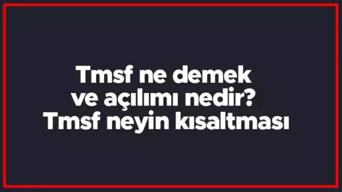 TMSF Açılımı: Güvenceniz için Bilmeniz Gerekenler
