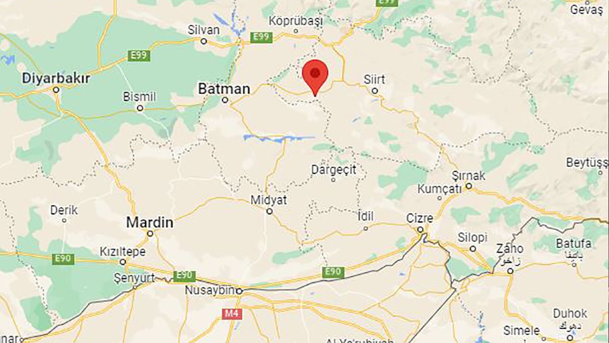 Siirt'te korkutan deprem | Son depremler