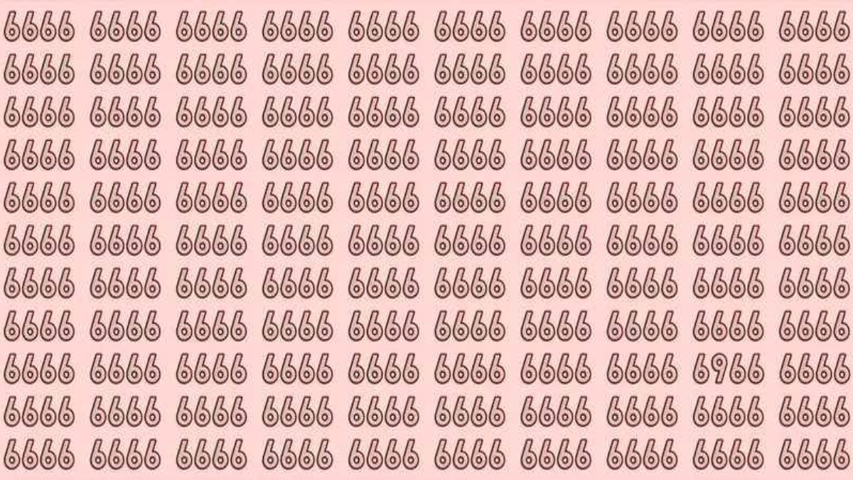 İnsanların %90'nı resimdeki farklı sayıyı bulamıyor! Sadece üstün zekalılar 5 saniyede buluyor...