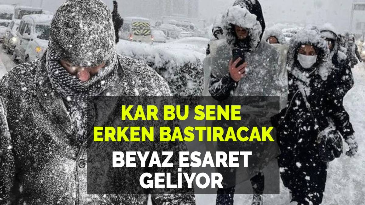 Türkiye bembeyaz olacak! Kar yağışı Trakya'dan başlayacak Van'a kadar ülkeyi teslim alacak! Meteoroloji tarih verdi