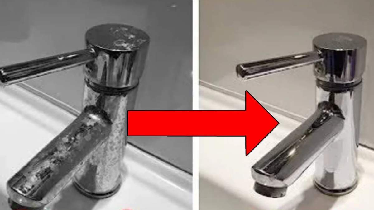 Musluklarda biriken kireci bir çırpıda temizliyor! Bu yöntemle deterjana para harcamadan kireçleri anında yok edeceksiniz