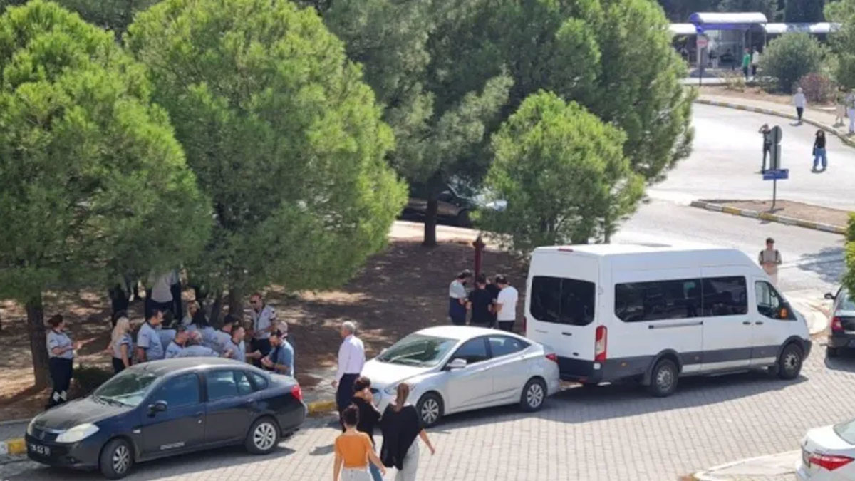 Yemek zamlarını protesto eden öğrencilere gözaltı