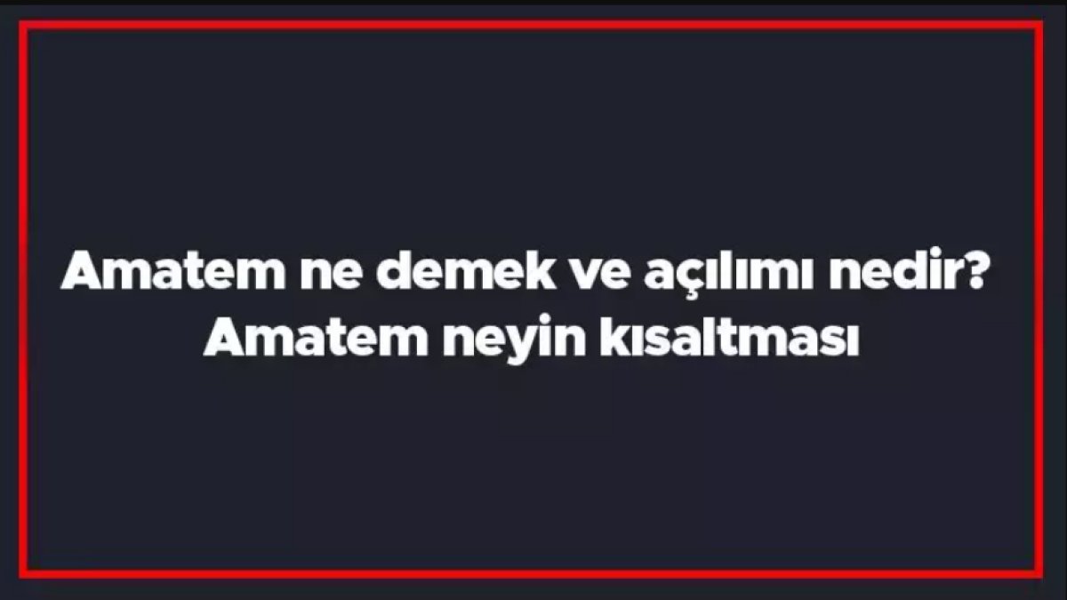 Amatem Açılımı: Sağlıkta Eşsiz Bir Yardım Kaynağı