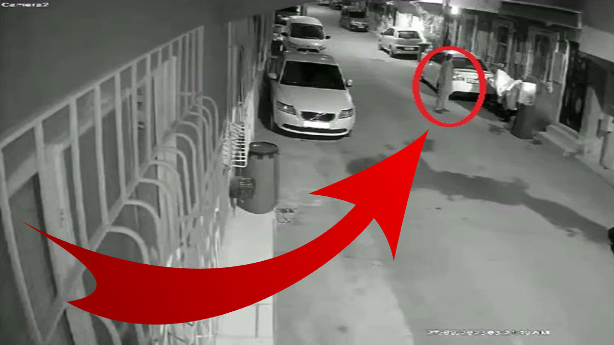 Herkes, motosikleti çalacak zannetti, o ise ters köşe yaptı! İlginç hırsızlık kamerada