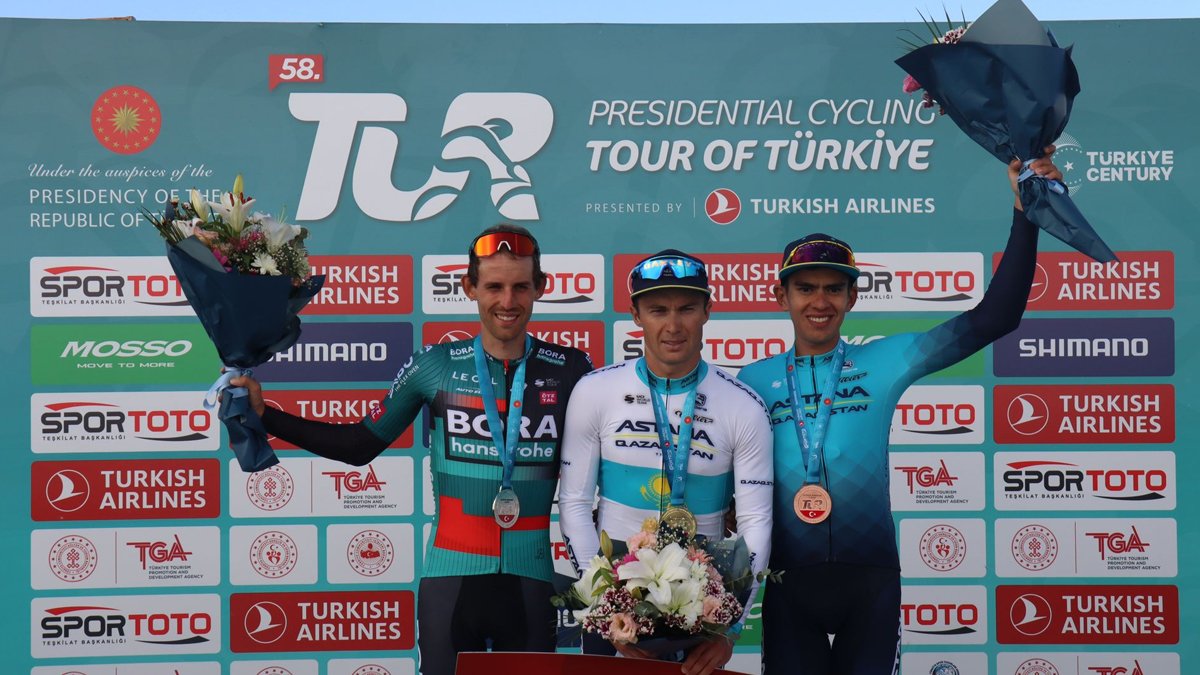 58. Cumhurbaşkanlığı Türkiye Bisiklet Turu'nun üçüncü etabını Alexey Lutsenko kazandı