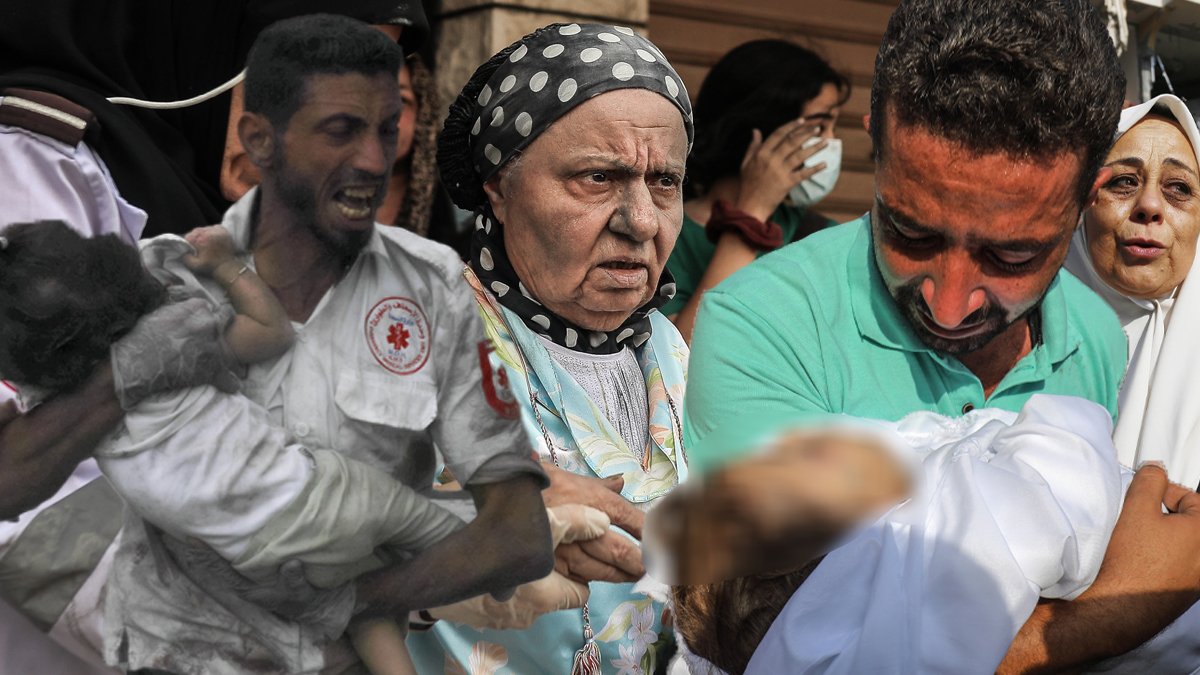 Kan kusan İsrail'in bombaları en çok kadınları ve çocukları vurdu