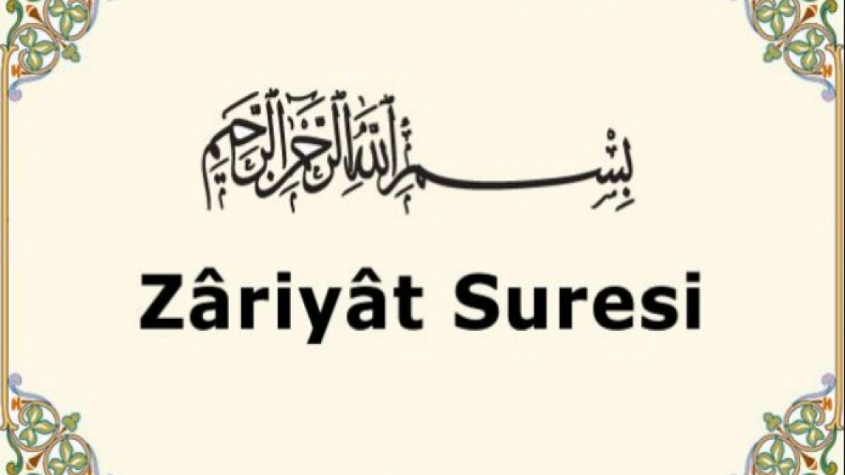 Zariyat Suresi İslam'da Önemli Bir Ayetler Topluluğu