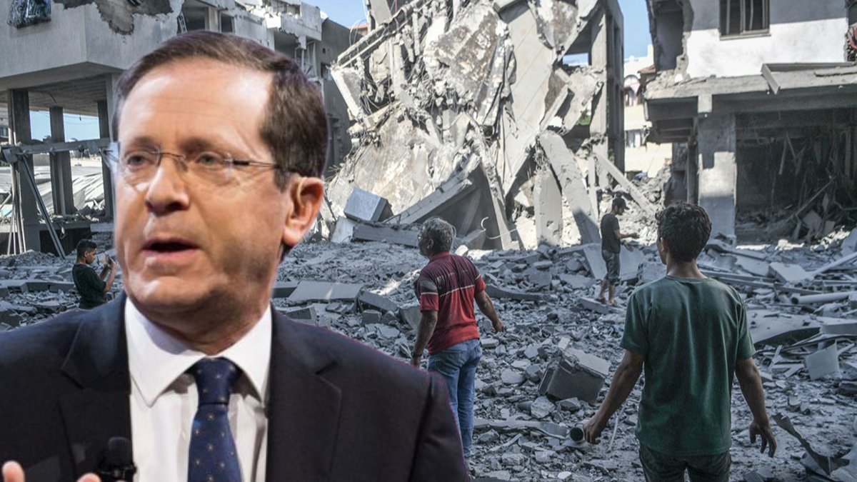 İsrail Cumhurbaşkanı Gazze'deki sivil ölümlerini sorulmasına tepki gösterdi