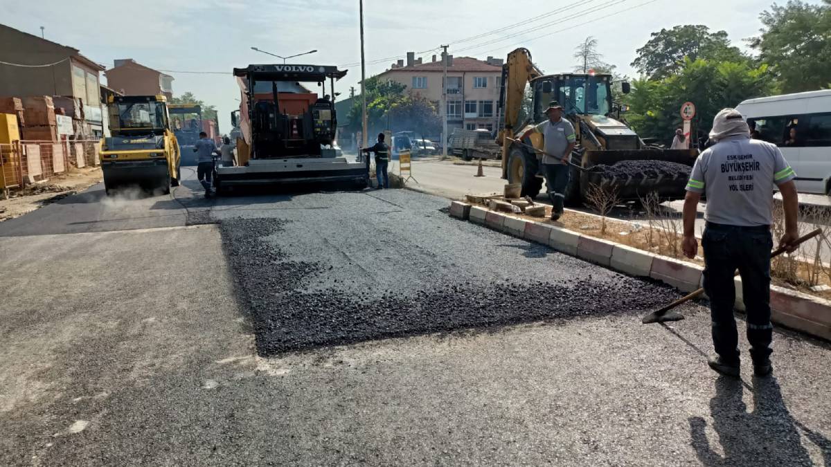 Büyükşehir’den Alpu’da büyük çalışma