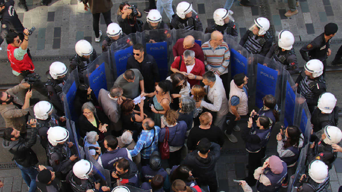 AYM kararına rağmen Cumartesi Anneleri'ne 27’nci kez gözaltı