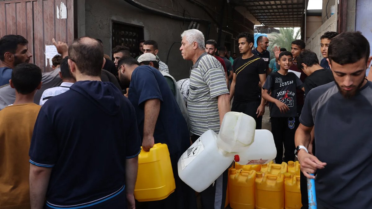 Beyaz Saray açıkladı: Gazze'nin güneyine su verilmeye başlandı