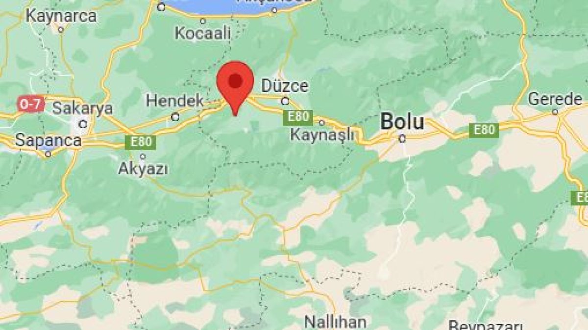 Düzce'de 4 büyüklüğünde deprem | Son depremler